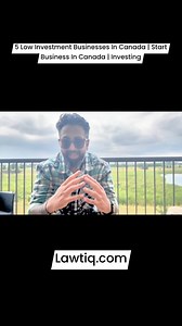 5 Low Investment Businesses In Canada | Start Business In Canada | Investing | Ali Salman Franchise & Business Broker