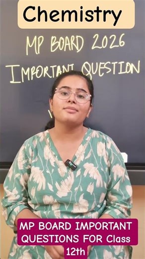 chemistry #mpboard# Chemistry mp board 2026 important questions #mpboard