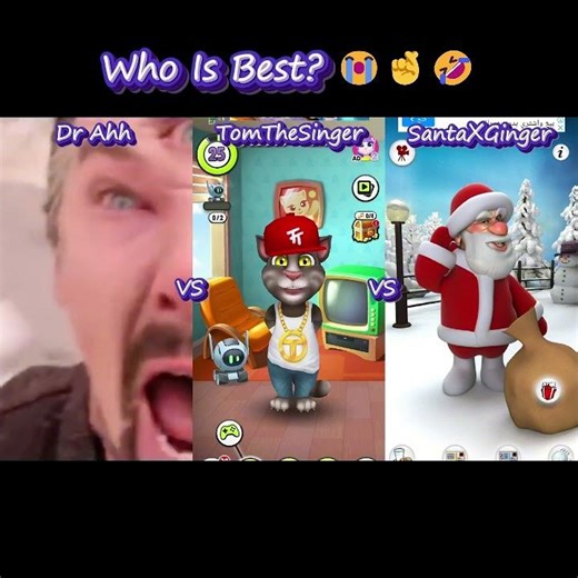 Dr Ahh Vs TomTheSinger Vs Santa Who Is Best ? 😭✌️