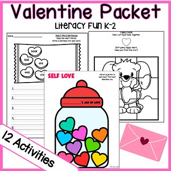 Valentine’s Day Sight Word Activities K–2 Phonics Heart Words Science of Reading