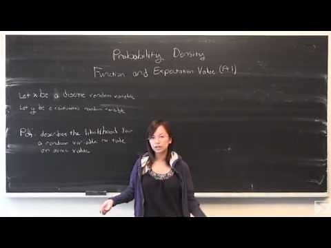 Probability Density Function and Expectation Value Pt. 1