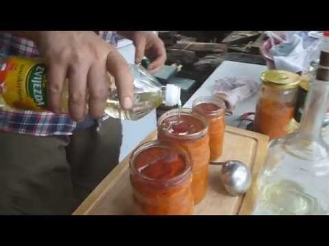 Traditional Cooking - Making Ajvar in Serbia