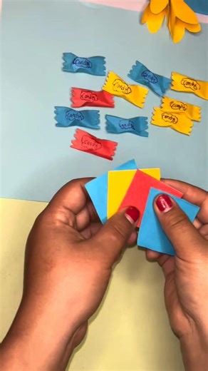 Easy step to make paper packet😋candy🍫#foryou #artscraft #giftideas #candycraft #papercraft#minecraft