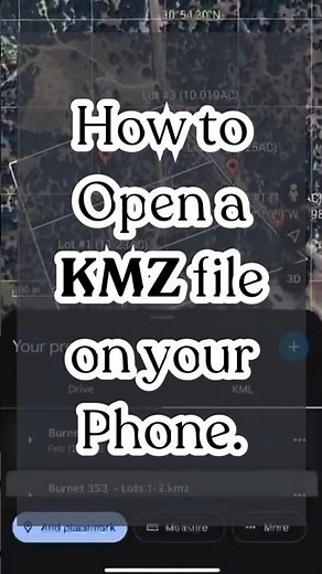 How to open a KMZ file on your phone 📂📲