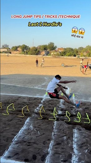 Long Jump Last 2 Hurdle 😱!Best Tips/Tricks For Beginners!#viralvideo !#shortvideos #policebharti !