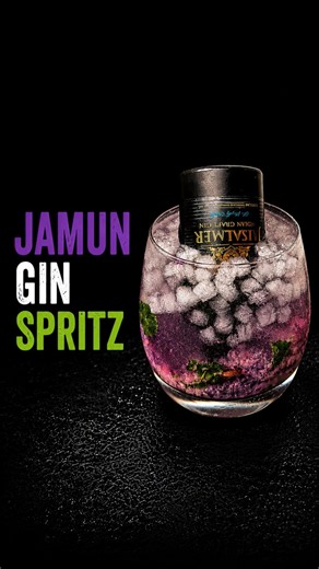Jamun Gin Spritz 🍇 | Easy Gin Cocktail Recipe | Jaisalmer Gin + Soda