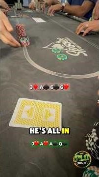 Top set of ACES! He’s going all in?!
