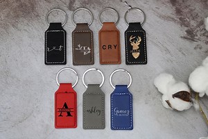 Custom Vegan Leather, Bulk Gift Leather Keychain, Leatherette Keyring, Home Accessories - Etsy