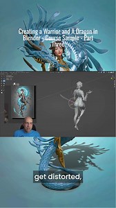 1.8K views · 14 reactions | Creating a Warrior and A Dragon in Blender - Course Sample - Part three - Watch the Full Course on-demand or with lifetime access on IAMAG Master Classes #3d #cg #modeling #blender #dragon #warrior #makingof #tutorial #masterclass | IAMAG Master Classes | Facebook
