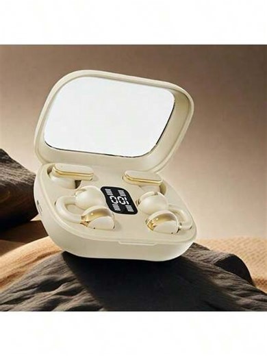 2025 True Wireless In-Ear/Clip-On TWS Earbuds - Mini Couple Earphones, Support Wireless 5.4, 38ms Low Latency, ENC HD Calling, Stereo Bass, 25dB Noise Cancellation, 30Hrs Total Playtime, USB-C Fast Charging Case, Dual Device Connection, 10mm Dynamic Driver, Comfortable Compatible With Android Phones, In-Ear/Clip-On Headphones | SHEIN