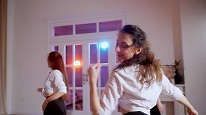 Group Four Girls Dancing Dancing School Stock Footage Video (100% Royalty-free) 1087081949 | Shutterstock