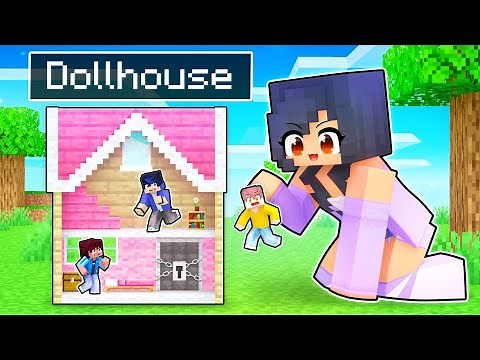 Locking Friends in DOLL HOUSE in Minecraft!