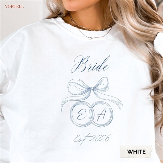 Personalized Bride Shirt With Initials, Custom Future Mrs Shirt, Bridal Shower Gift, Bachelorette Party Shirt,bride to Be Tee,gift for Bride - Etsy