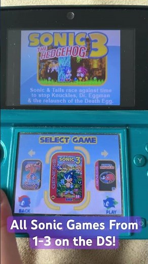 Sonic Classic Collection for the DS!