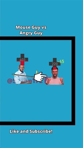 Mouse Guy vs Angry Guy