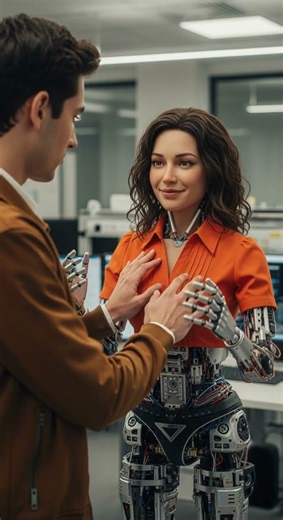 Guy Tries Out the Newest Girlfriend Robot at FutureTech Expo #AI #Robotics #Innovation