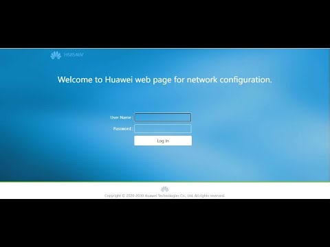Configure Web Access Control in HS8546V