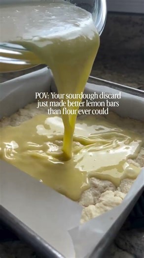 Sourdough Lemon Bars