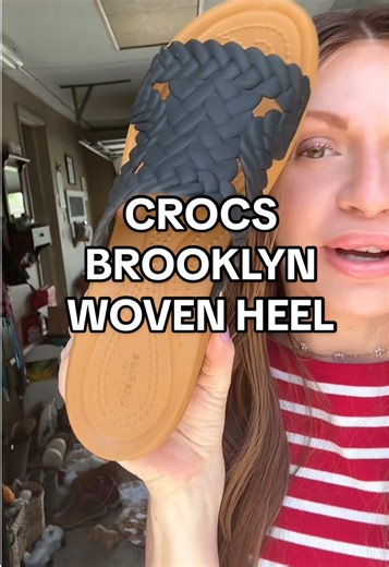 Crocs Brooklyn Black Woven Heel: Comfort Meets Style