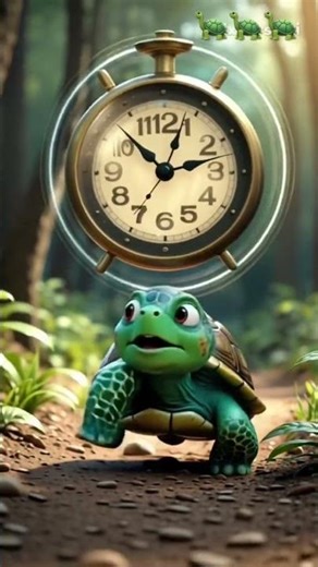 "Time Moves Fast,But Not This Turtle⏳🐢" #memes #funny #comedy #animation #turtle #fyp #viralvideo