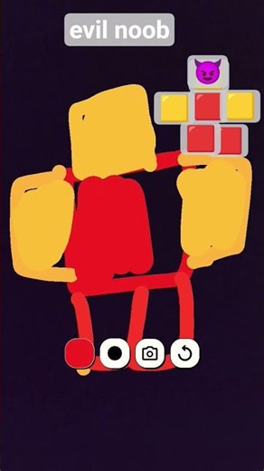 how to draw a evil noob