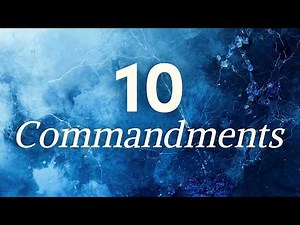 🎵 Scripture Song | 10 Commandments | Memorize Bible Verses Through Music | Bible Memory