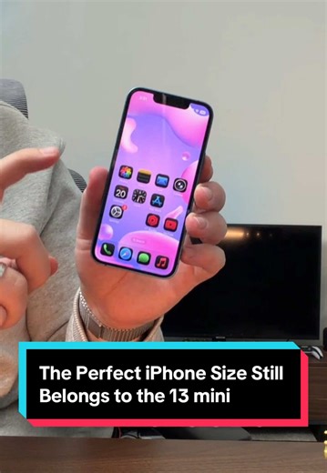 The Perfect iPhone Size Still Belongs to the 13 mini… #iphone13mini #iphone #apple #techtok #fypage