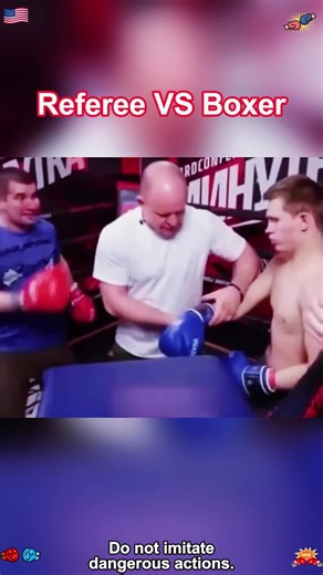 Referee vs Boxer: Epic Showdown in the Ring