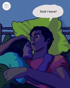 5.2M views · 85K reactions | Stay, please? Written by Joel Thottan Illustrated and animated by Nivedita Sekhar Compiled by Garima Sachdeva Voiced by Ritu Mago and Yashluv Virwani | Terribly Tiny Tales | Facebook