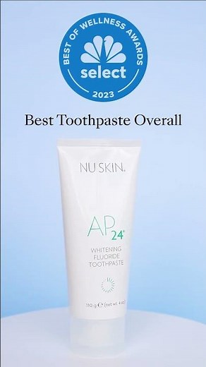 AP 24® Whitening Fluoride Toothpaste Named “Best Toothpaste Overall" #NuSkin #Shorts