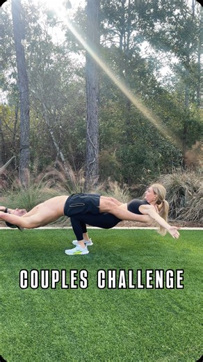Lauren Bowden Heisler on Instagram: "Just killing some time at the house ⚖️ TAG a spouse for the challenge! #coupleschallenge #challengeaccepted"