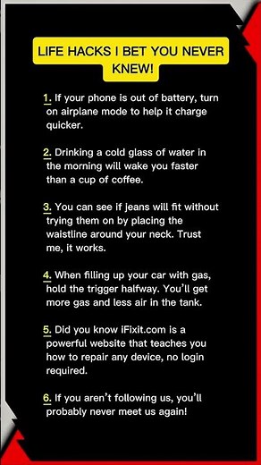 6 Crazy Life Hacks You Need to Try Today