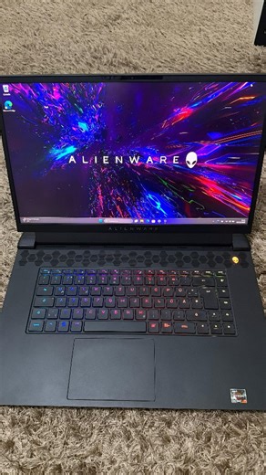 lixus Lap on Instagram‎: "Alienware M17 R5 – Gaming Laptop ⚙️ Processeur : AMD Ryzen 7 6800H (3.2GHz – 8 Cores / 16 Threads) 🧠 RAM : 32GB DDR5 (4800MHz) 🎮 Carte Graphique : NVIDIA RTX 3070 Ti – 8GB GDDR6 💾 Stockage : SSD NVMe 1TB 🖥️ Écran : 17.3″ WVA – 165Hz ⌨️ Clavier : RGB Alienware 🔥 Performance : Gaming & création قوية بزاف 🛡️ Garantie : 4 أشهر ⏳️ Battery : 98.000Wh 💰 الثمن : 10800 dh"‎