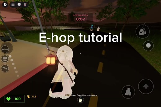 E Hop Tutorial for Roblox Evade Game Beginners