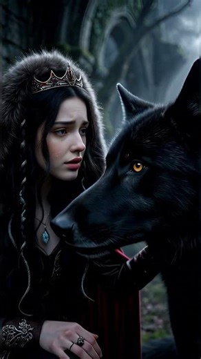 The Princess and the Silent Wolf 🐺👑 | A Mysterious Forest encounter.