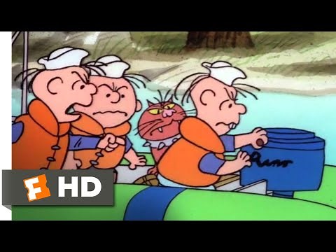 Race for Your Life, Charlie Brown! (1977) - The Boat Race Begins Scene (4/10) | Movieclips