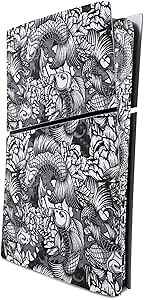 Amazon.com: MightySkins Carbon Fiber Skin for PS5 PlayStation 5 Slim Digital Edition Console Only - Angry Koi Protective, Durable Textured Carbon Fiber Finish Easy to Apply Made in The USA : Everything Else