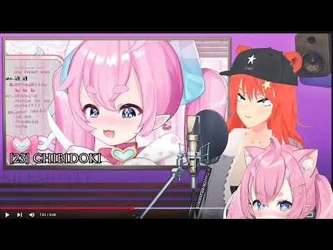 Chibidoki reacts to Eilemonty's impression of her