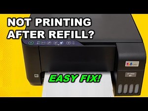 Epson EcoTank Not Printing After Refill? Try This Easy Manual Cleaning Fix!