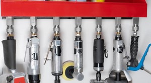 Air Wrangler Is a Storage System for Pneumatic Tool Heads