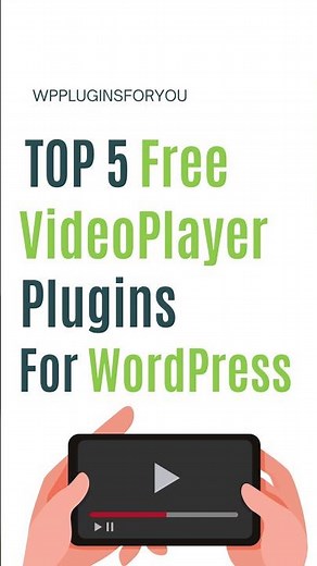 Top 5 Free Video Player Plugins for WordPress #shorts