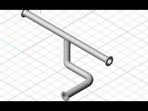 Easy 3D pipe spool using direct distance input