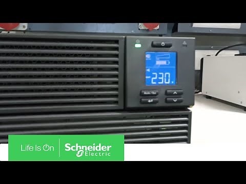 How to Initiate Self Test in UPS SRV2KRI | Schneider Electric Support