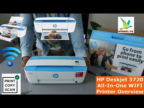 HP Deskjet 3720 All-In-One WIFI Printer Overview