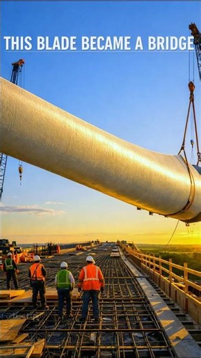 How Retired Wind Turbines Become the Hidden Structure Inside Modern Bridges