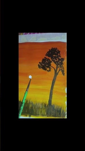 poster colour using first time #art #postercolour #drawing