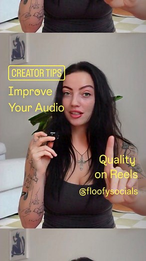 Instagram’s @Creators on Instagram: "Have you ever filmed a video and realized your audio needs a little help? No worries, the reels editor has you covered! Let Mia (@floofysocials) show you how to enhance the audio in your next reel "