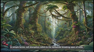 Cell disruption in biology