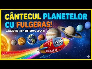 Învățăm planetele cu Racheta Fulgeraș | Cântec pentru copii despre Sistemul Solar