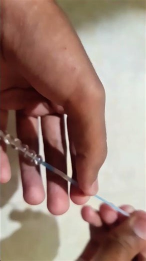how to make bracelet at home without elastic thread
